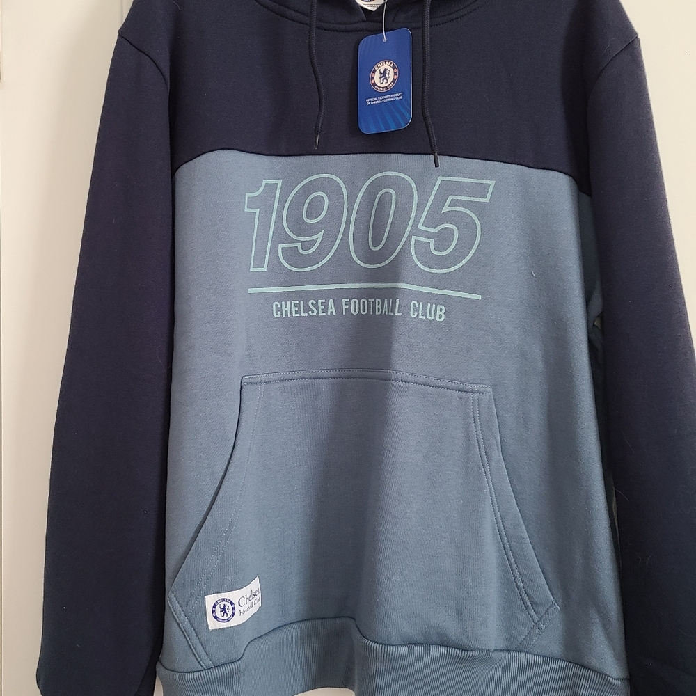 COPY - FromEngland..- CHELSEA soccer hoodie sweatshirt NEW men's XL.REDUCED!!